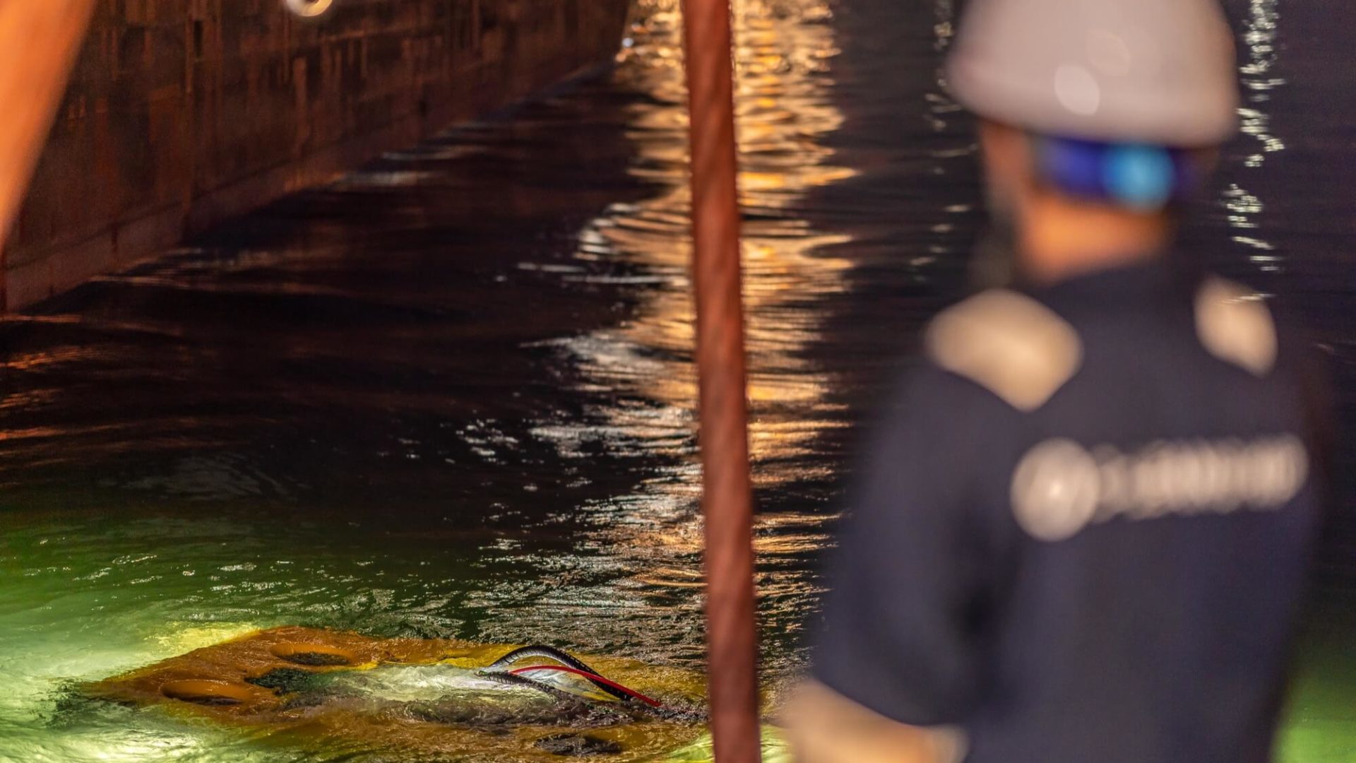 ROV in water
